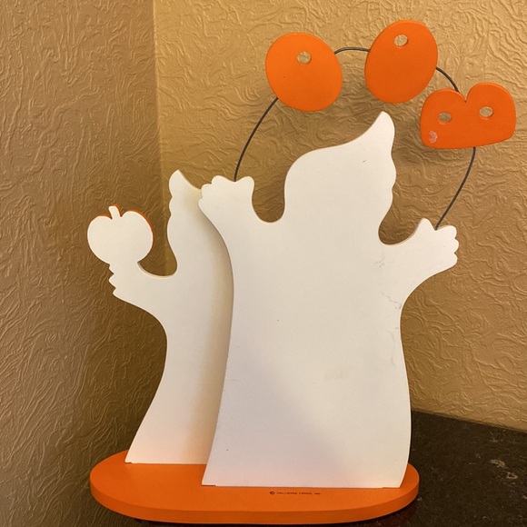 Halloween Ghost 👻 Family Wooden Centerpiece. Vintage - Picture 4 of 5